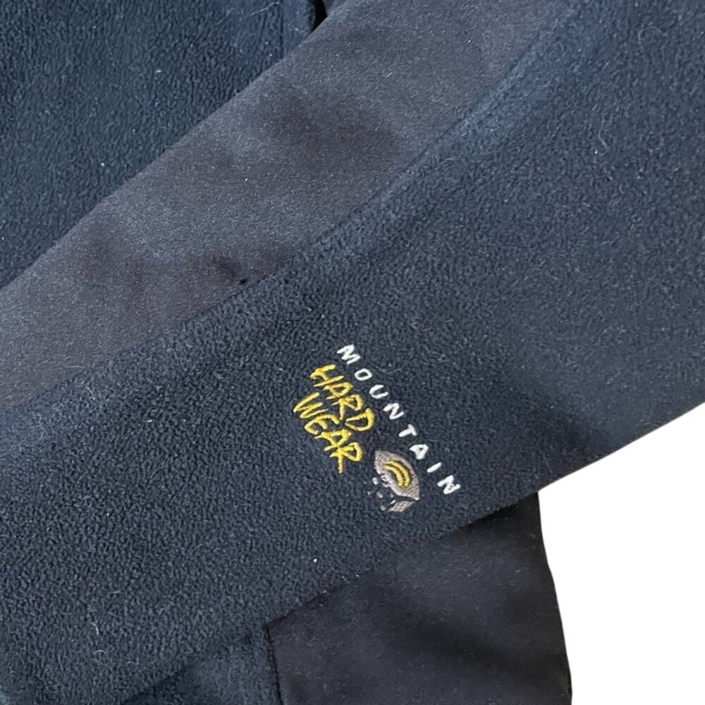 Mountain Hardwear Womens Black Gore Windstopper Fleece Full Zip Jacket Size 10 - Picture 4 of 10